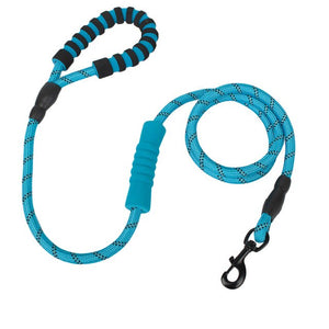 Reflective Dog Leash K9 Pitbull Pet Training Running Tracking Lead Leashes Nylon Mountain Climbing Rope for Medium Large Dogs