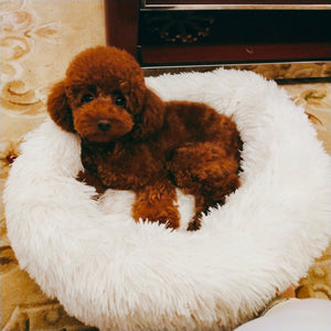 Round Cat Dog BedNest Deep Dogs Sleep House Kennel Cat Mattress For Small Medium Large Dog Cat Bed House Pet Mat