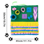 Pet Dog Mats Training Game Fine Design Blanket Pet Sniffing Blanket Chewing Biting For Fun Nose Training Dog House Pads