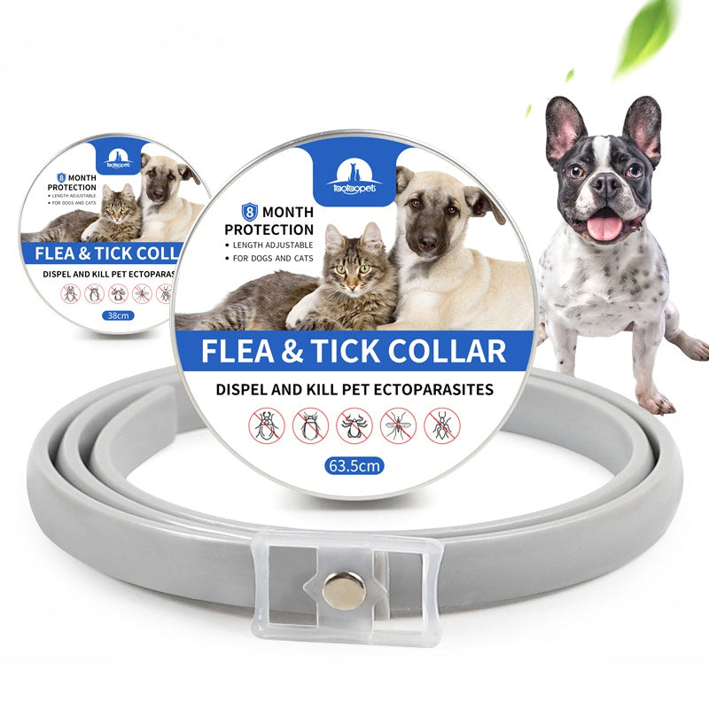 Pet Dog Cat Mosquito Repellent Neck Stripe Natural Essential Oils Collar Universal For Dogs And Cats Flea Treatment Prevention