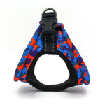 Pet Dog Harness Adjustable Nylon Pet Polyester Harness For Leash Reflective Safe Walking Vest For Small And Medium Dogs