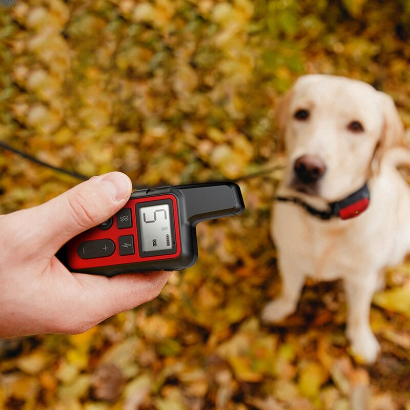 Remote Dog Training Barking Tool -Shock Vibration SoundWaterproof Anti Barking Collar For Dog Collar Vibration Collars