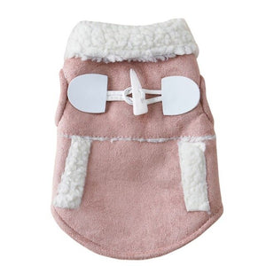 Pet Dog Clothes Winter Jackets Suit Coat Clothing Coats NEW Supplies Pets Warm Fleece Vest Velet Small Dog Motorcycle Waistcoat