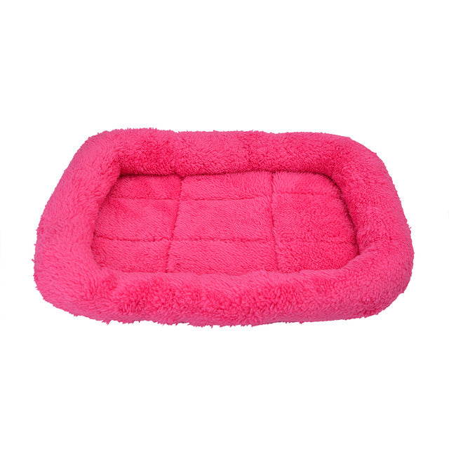 Warm Kennel For Small Medium Large Dogs Soft Fleece Nest Dog Mat Fall Winter Mat Damp-Proof Pet Bed Warming Dog House